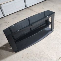 TechCraft Ultra-Slim Flat Panel TV Stand - Black