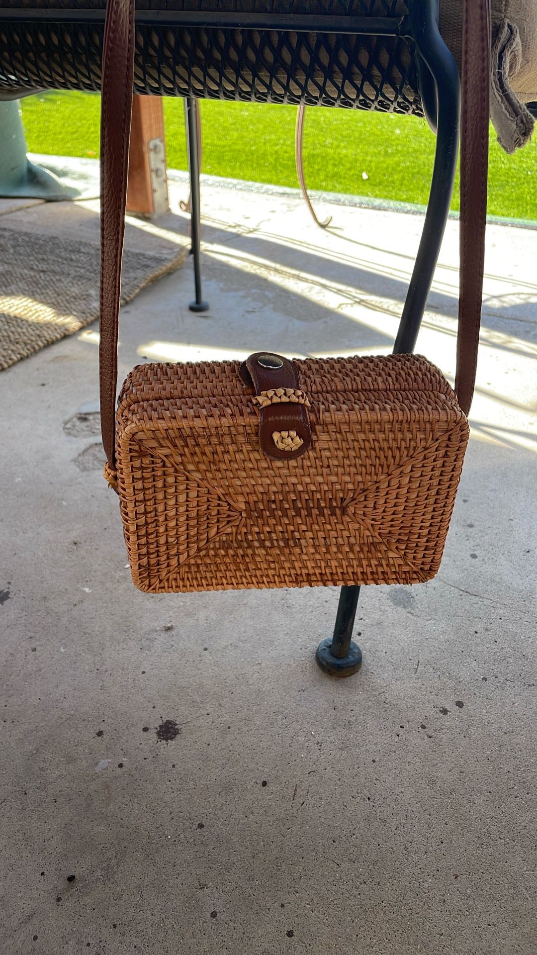 Rattan Purse