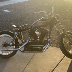1960 engine 1976 frame Harley Davidson