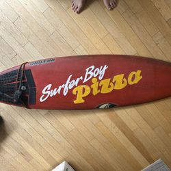 Rare 6’ Dark Arts × Stranger Things “Surfer Boy Pizza” Vecna Surf Board