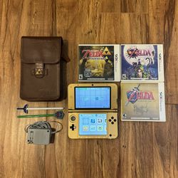 Zelda Nintendo 3DS XL + 3 Games + Case