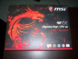 MSI GE62 Apache Pro + ASUS 21.5inch 1080p 60HZ monitor (PHYSICAL CASH & PICKUP ONLY)