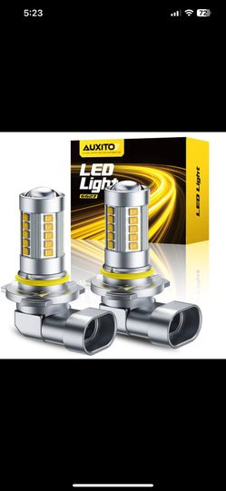 Auxito Led Fog Lights 6G27 Series (Golden Yellow) Fits 9006,HB4