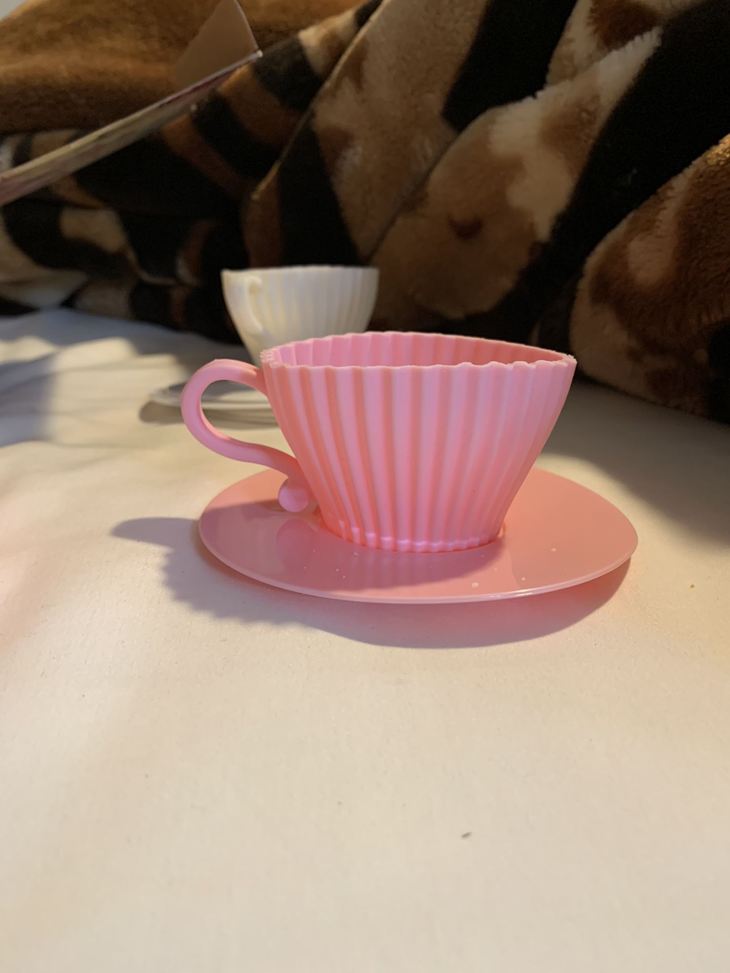 Teacup Cupcake Silicone Molds With Plates