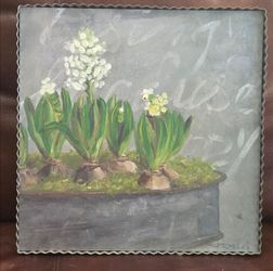 The Round Top Collection Roxanne Spradlin Floral Art – 12" × 12"