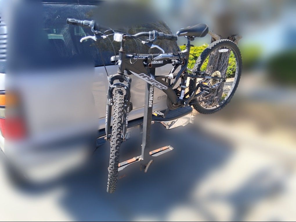 Bike + Bike Rack