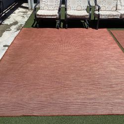 2 Outdoor Terracotta Rugs