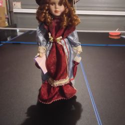 Victorian Style Porcelain Collector Doll 