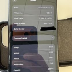 iPhone 16 Pro max 256GB Unlocked 