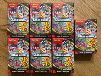 Chaos Rising Booster Bundle Set 7x Pokemon Cards Near Mint or Better