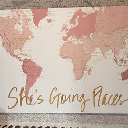 She’s Going Places Wall Decor Picture 24 X 36
