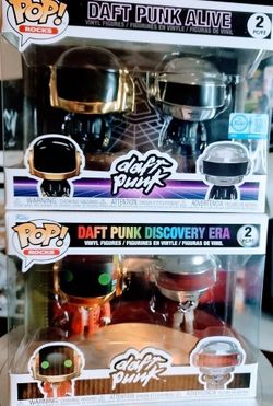 Funko Pop Rocks Daft Punk 2-Pack Bundle