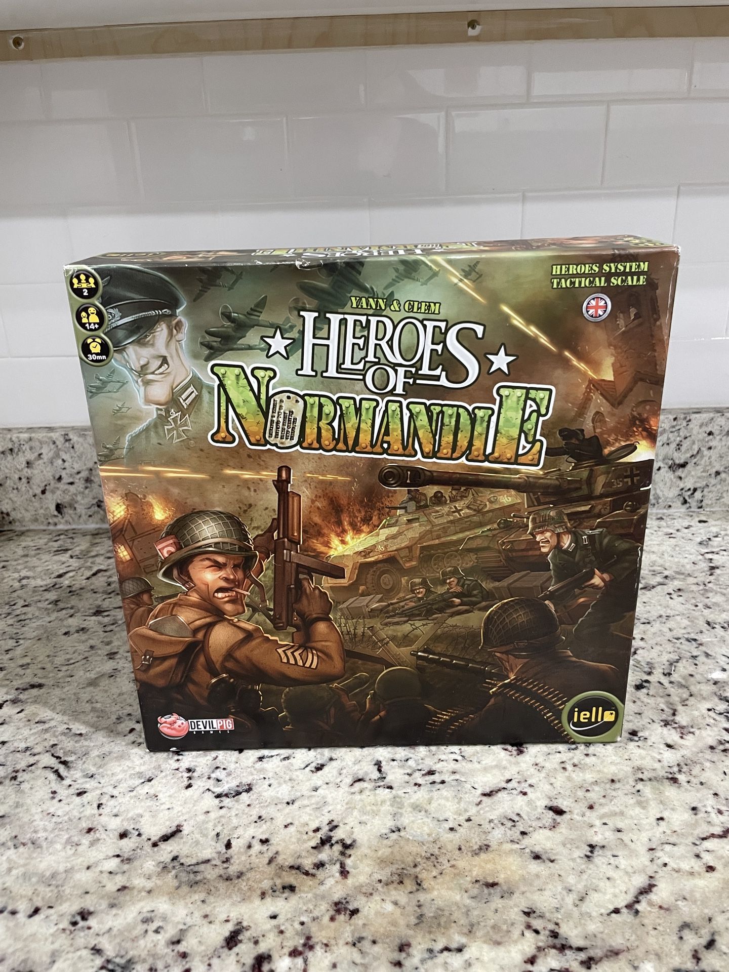 Heroes of Normandy RPG board game complete