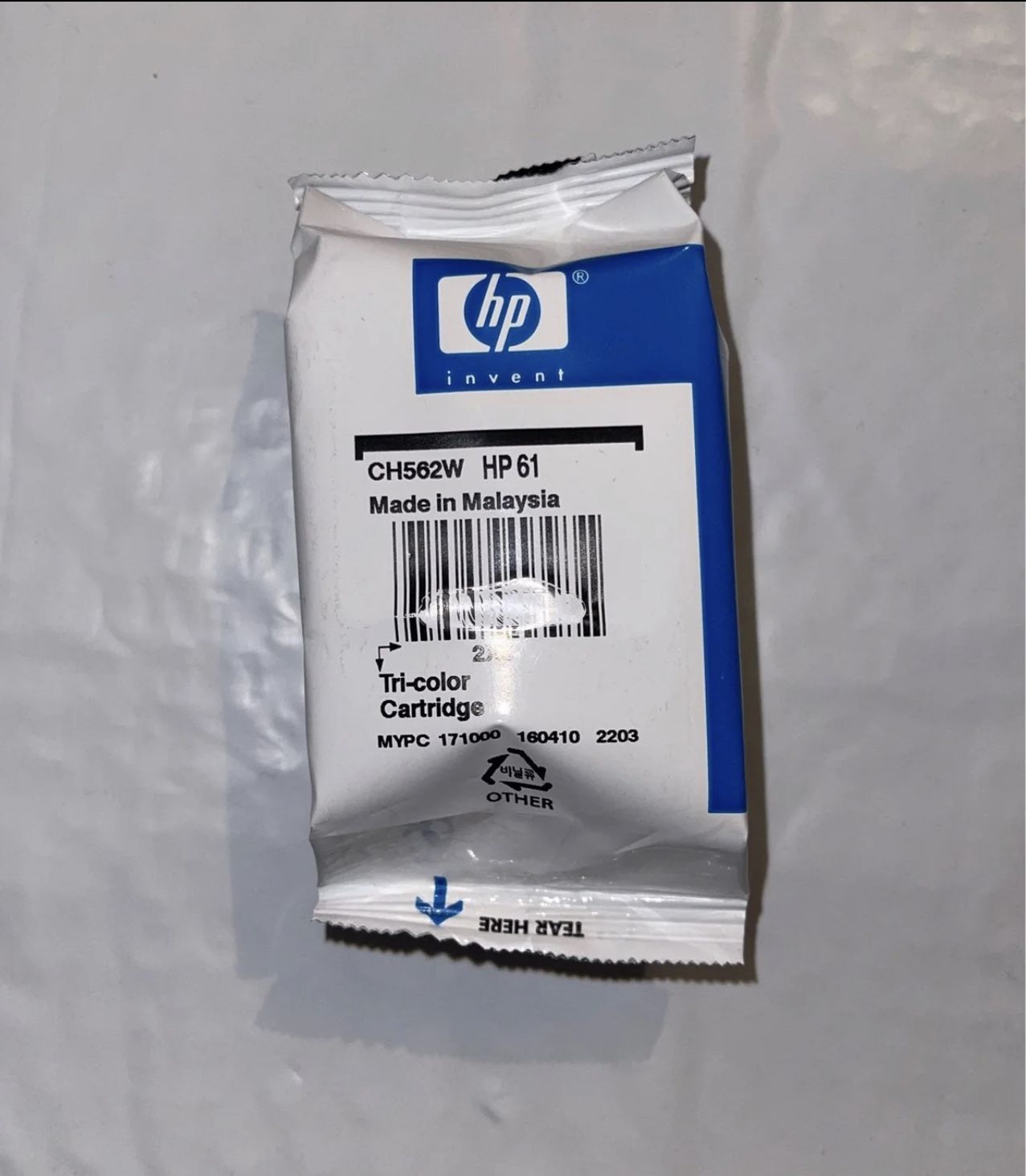 Hp61 Tricolor ink New Sealed