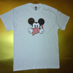 Gangsta  Mickey Mouse Bird Flipper T-$hirt