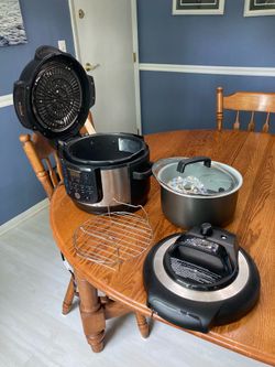 NINJA, TENDER CRISP AIR FRYER/pressure cooker