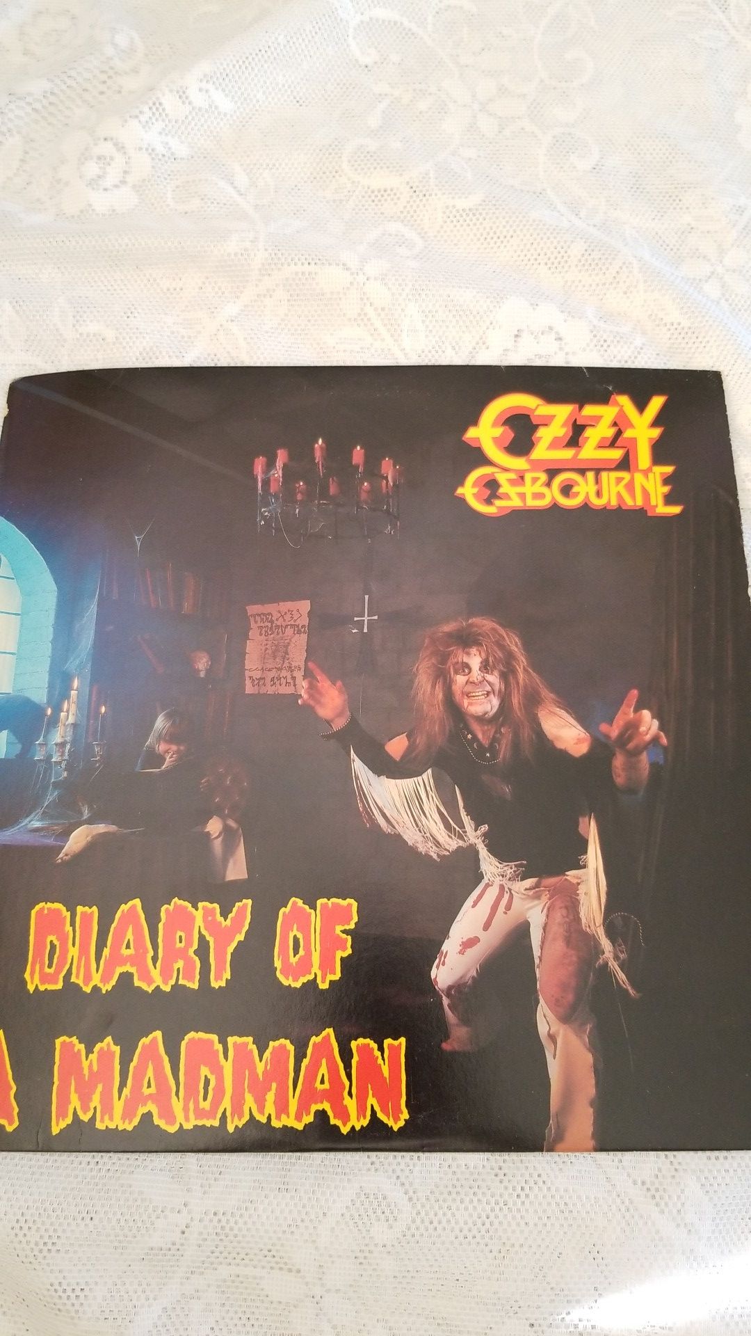OZZY OSBOURNE DIARY OF A MADMAN VINYL LP RECORD ALBUM