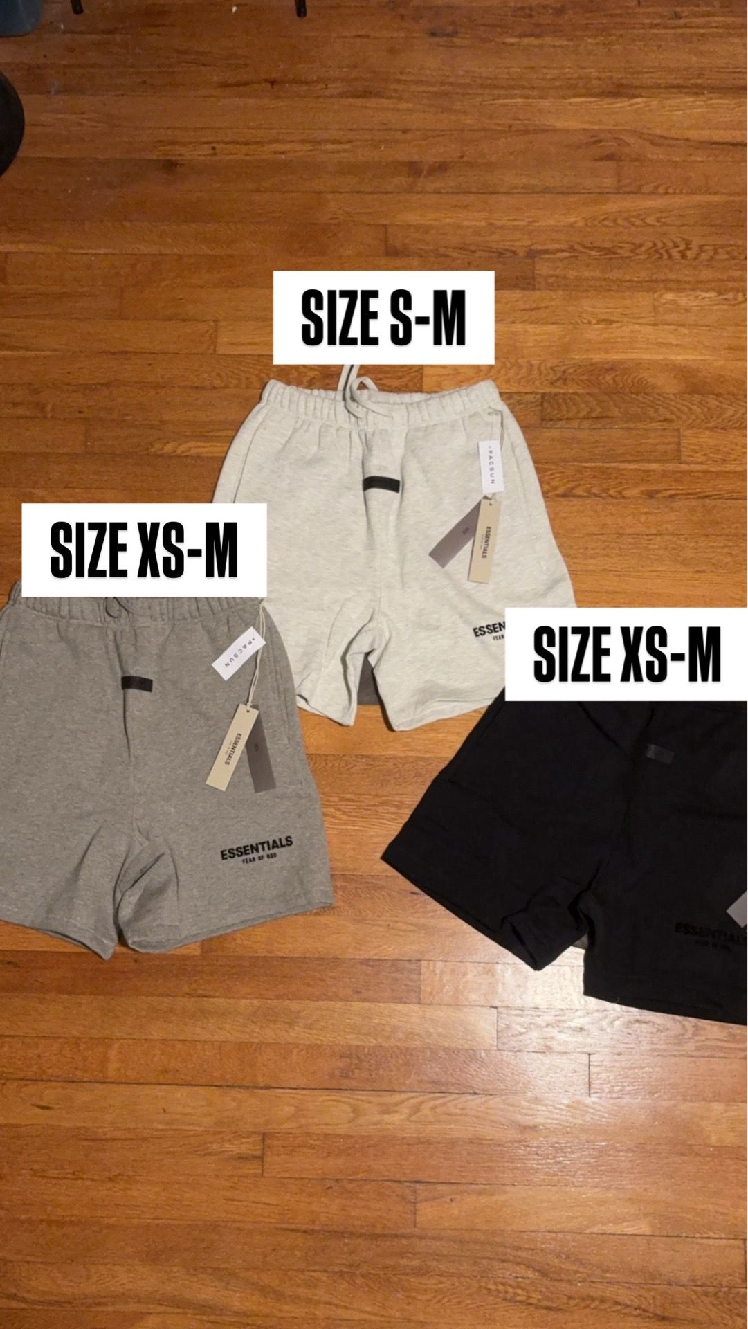 (NEW) Essentials Fear Of God Shorts