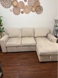 Beige couch
