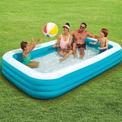 Inflatable Family  Swimming Pool 10 Feet  New In Box  Delivery Available