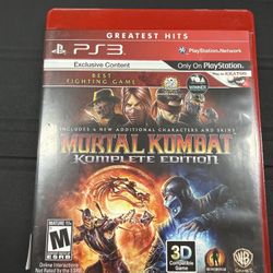 Mortal Kombat Komplete Edition PlayStation 3
