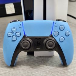 Sony PlayStation 5 PS5 Dualsense Wireless Controller Starlight Blue - TESTED 