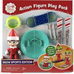 Elf on the Shelf Scout Elf Action Figure Set Snow Sports Edition Christmas Gift