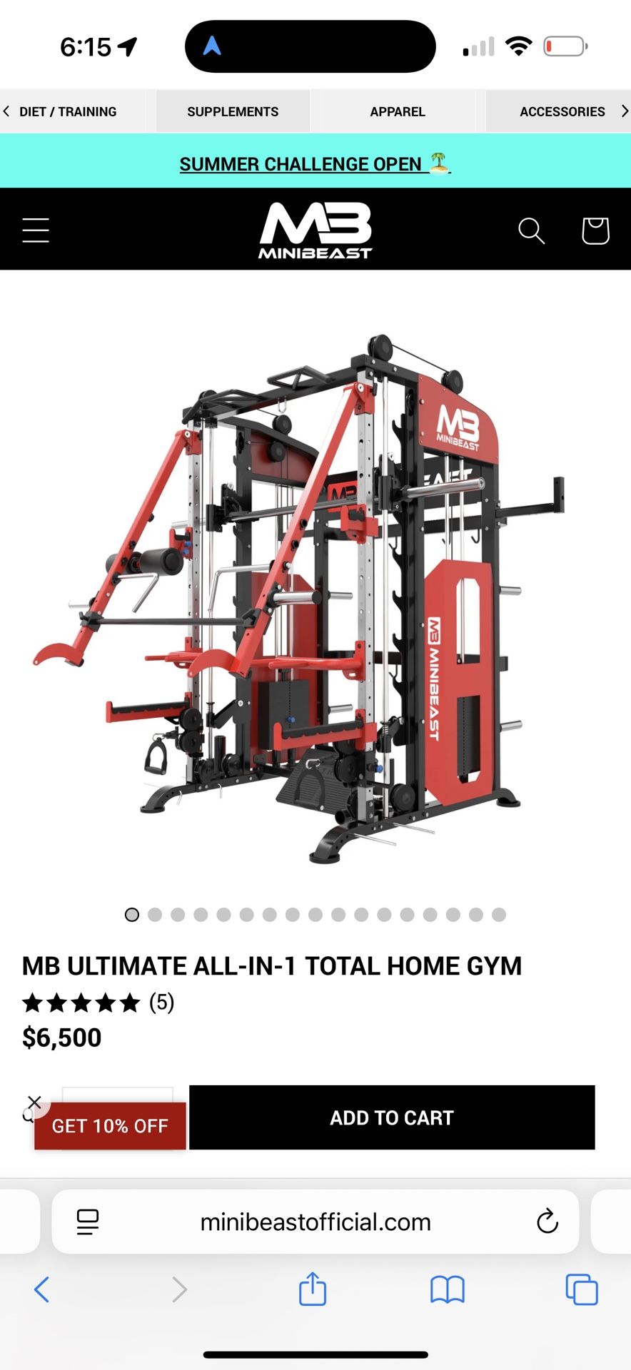 Mini Beast Commercial Full Body Workout Machine