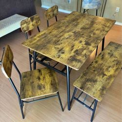 MOVIN SALE !!!!!Table With  4 Chairs And Small Bench 