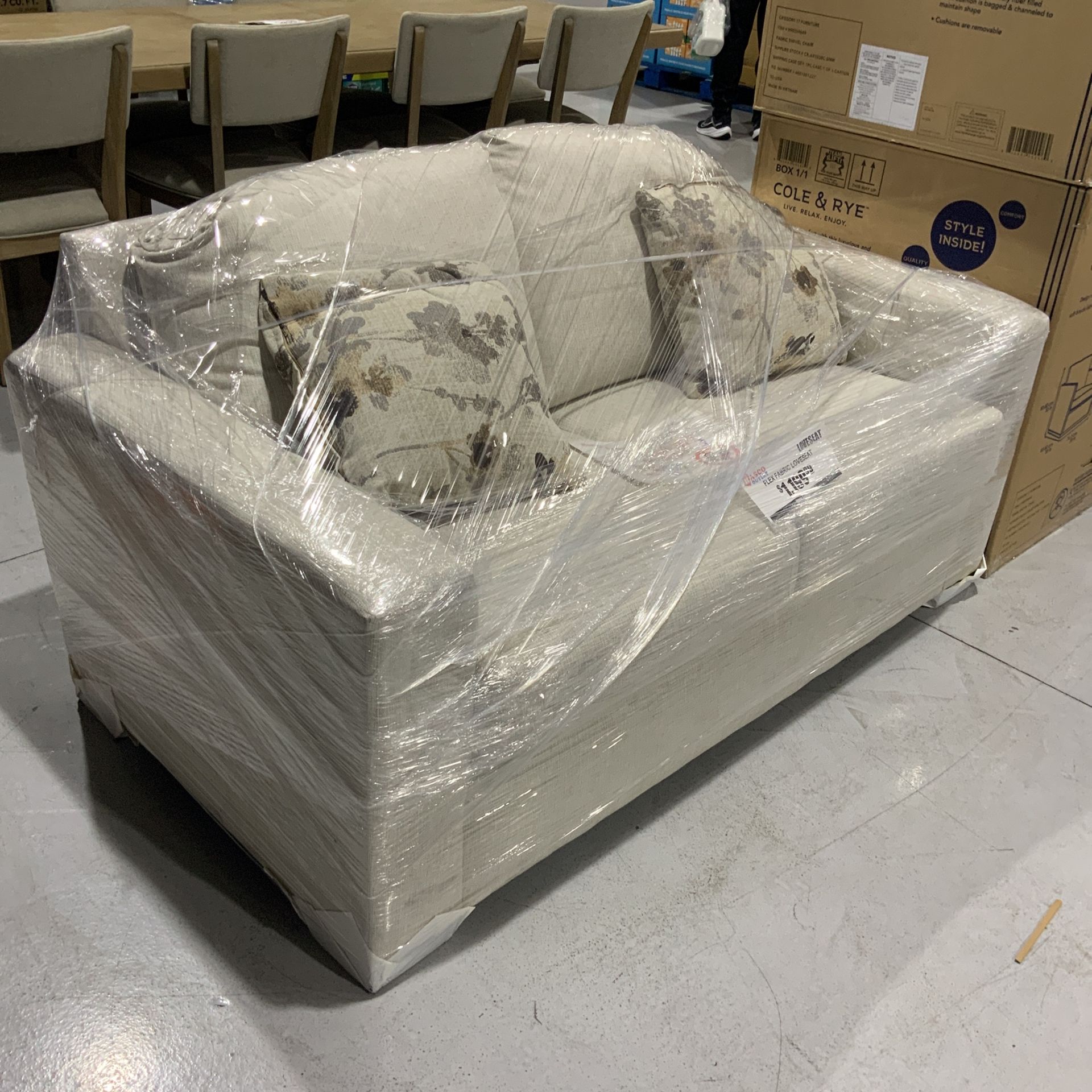 Flex Fabric Loveseat