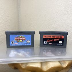 Super Mario Bros  - Nintendo GAME BOY ADVANCE bundle Mario pinball land bundle