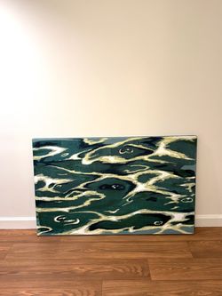 Abstract Water Canvas Painting
