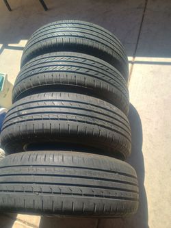 195/65/15 95-100% TREAD 4 TIRES DOT 3/25 EXCELLENT CONDITION