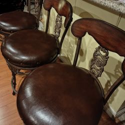 3 Counter Bar Stools Chairs Barstools 27"
