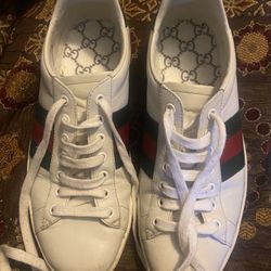 Gucci Leather Sneakers  Authentic 