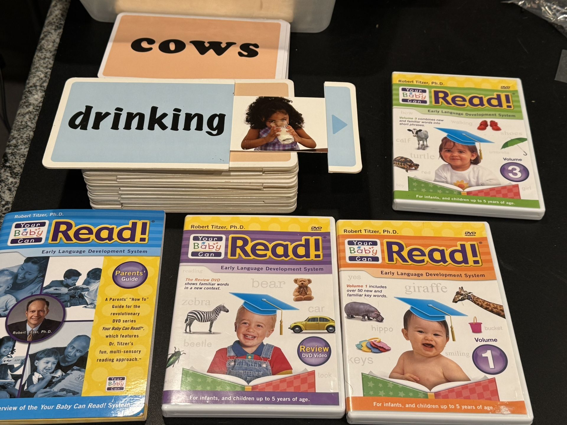 Your Baby Can Read Early Language Development System Infants-Children Books/DVD/Cards.