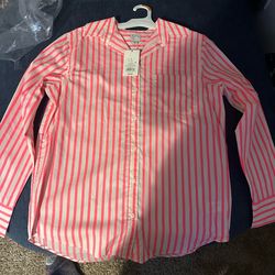 Pink shirt, size small