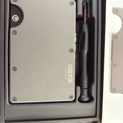 The Ridge Wallet -  Black/dark Gray New