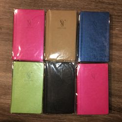 Brand new pu leather cover notebook with a gel ball-pen