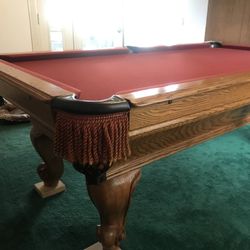 Classic Victorian Pool Table 
