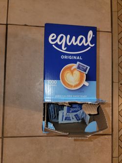 Equal zero calorie sweetener 1000 packet box