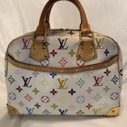Louis Vuitton Mulitcolor Monogram white Bag