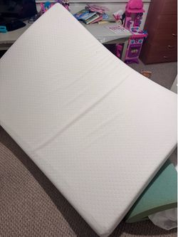 Full size memory foam mattress and topper