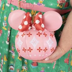 Minnie Ornament Loungefly Crossbody Bag w/ Pin