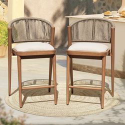 Set of 2 Counter Height Bar Stools – $180 (for both)