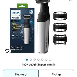 Philips Norelco Bodygroom Series 5000 Showerproof Body & Manscaping Trimmer for Men with Back Attachment, 