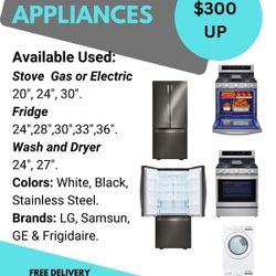 Appliances Used 