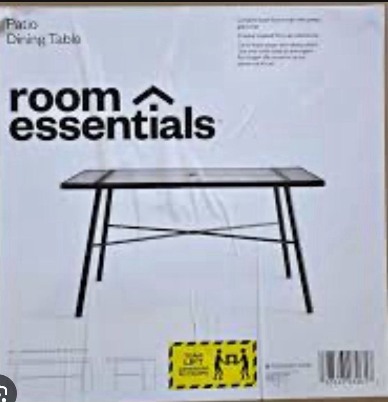 Patio Glass Outdoor Dining Table