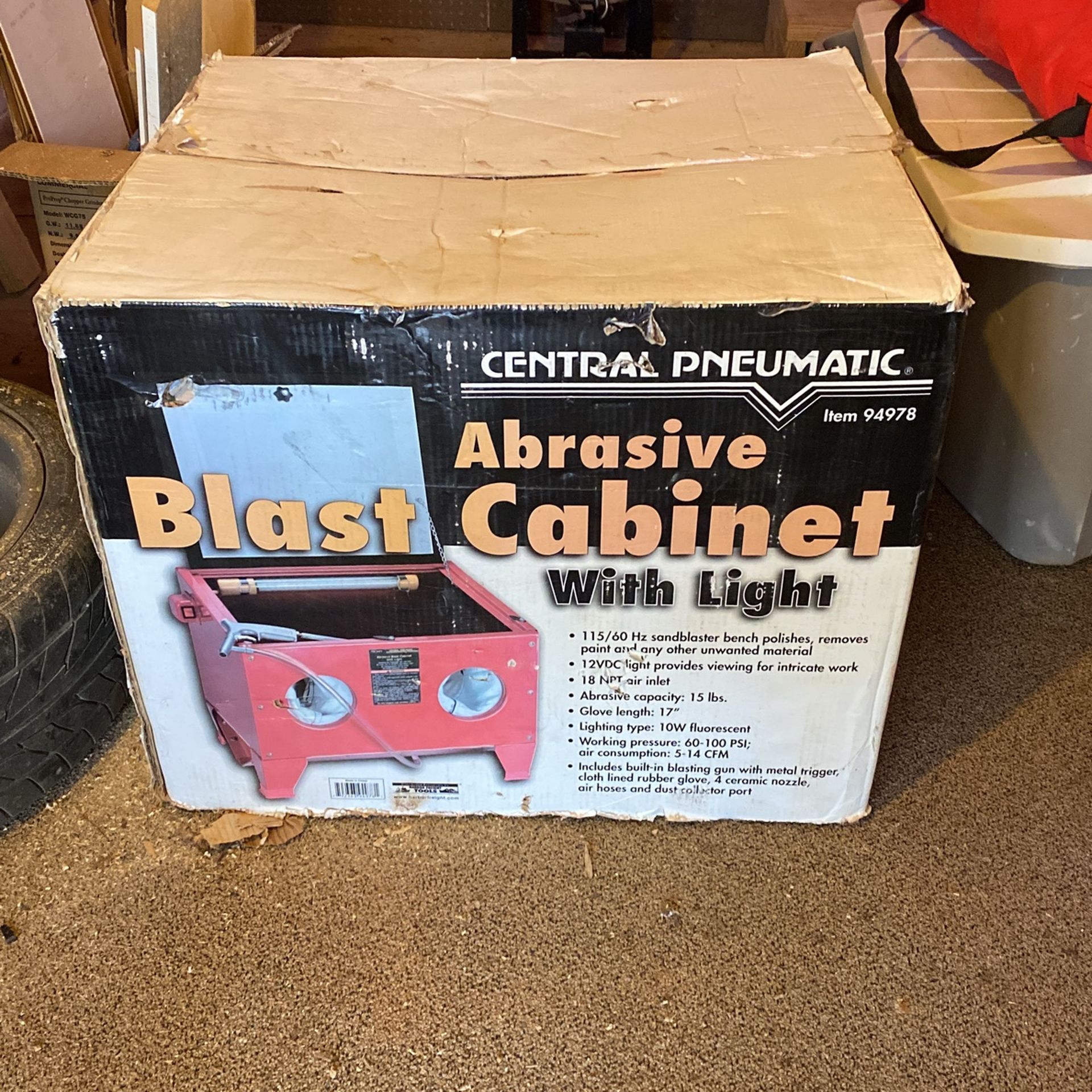 Abrasive Blast Cabinet