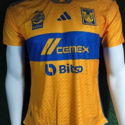 Camisa De Tigres version Jugador S Y 2xl